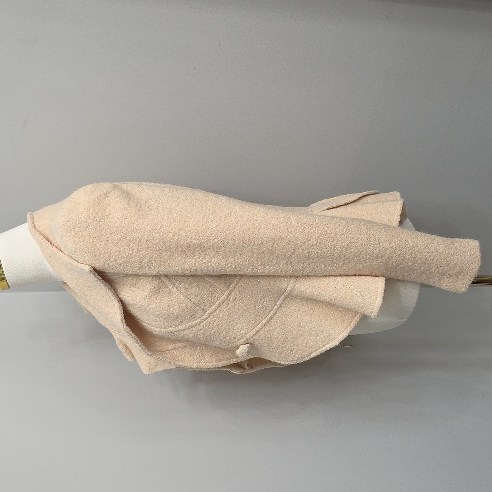 Vintage Y2K Nanette Lepore Cream Ruffled Blazer - Picture 4 of 8